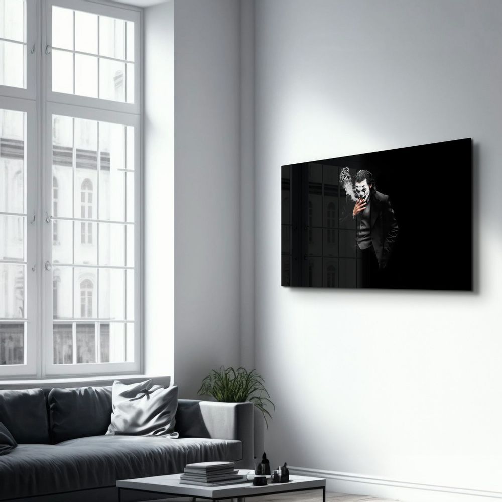 Other wall decoration - Joker - Haha | Designer's Collection Glass Wall Art - ARTDESIGNA