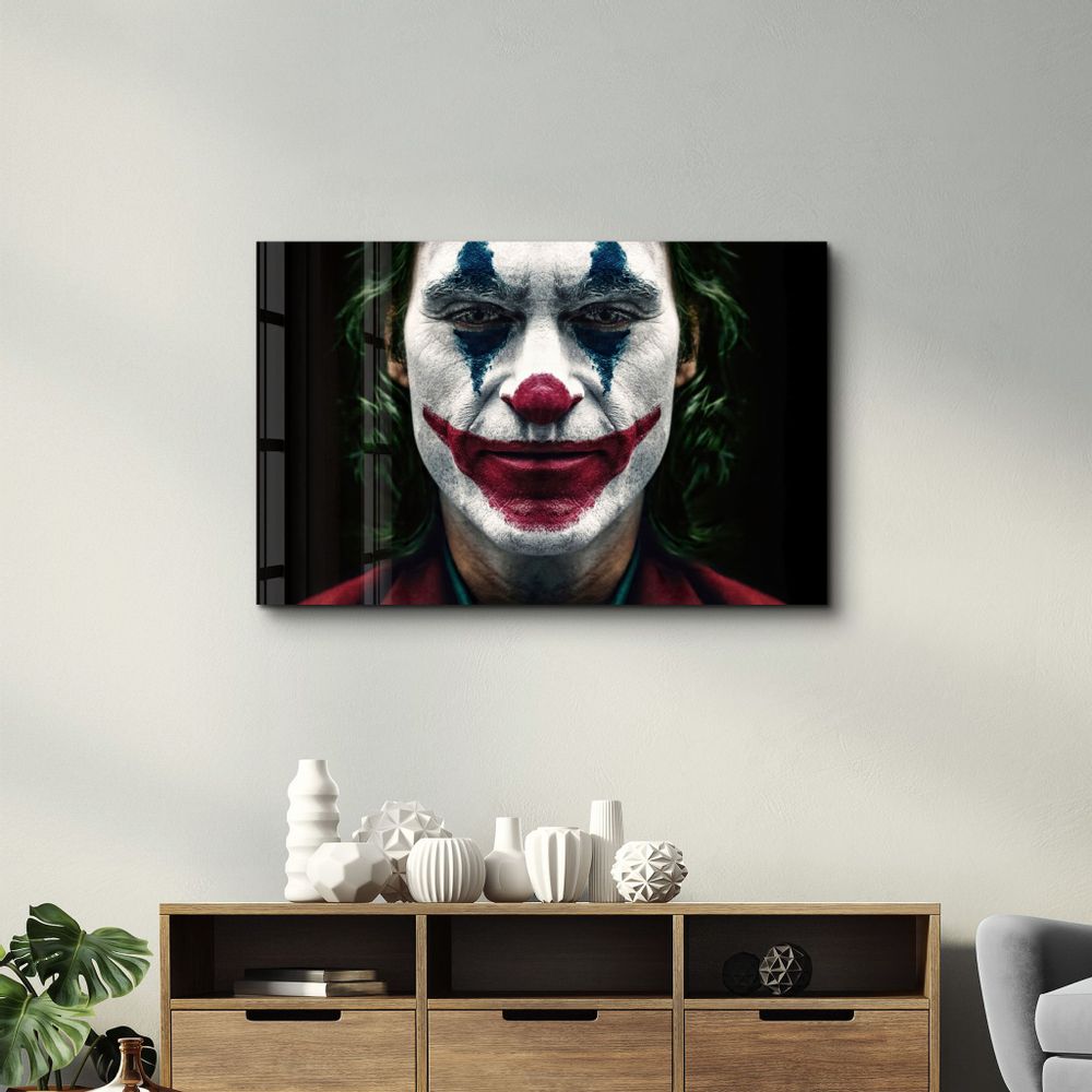 Autres décorations murales - Joker - Smile | Glass Wall Art - ARTDESIGNA