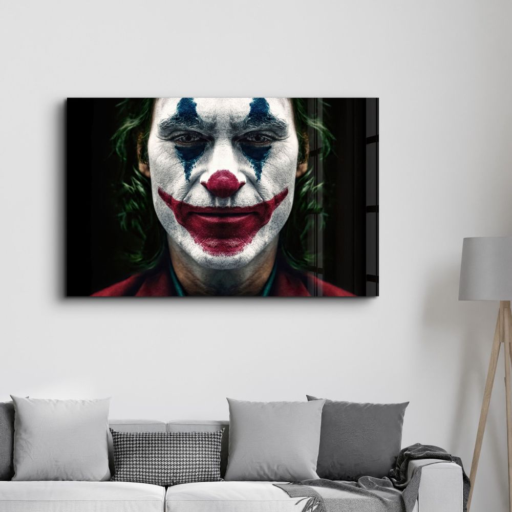 Autres décorations murales - Joker - Smile | Glass Wall Art - ARTDESIGNA