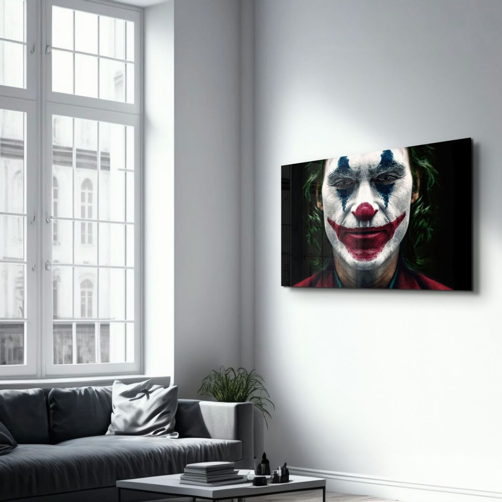 Autres décorations murales - Joker - Smile | Glass Wall Art - ARTDESIGNA
