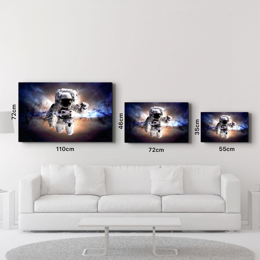 Other wall decoration - Astronaut In the Space | Glass Wall Art - ARTDESIGNA