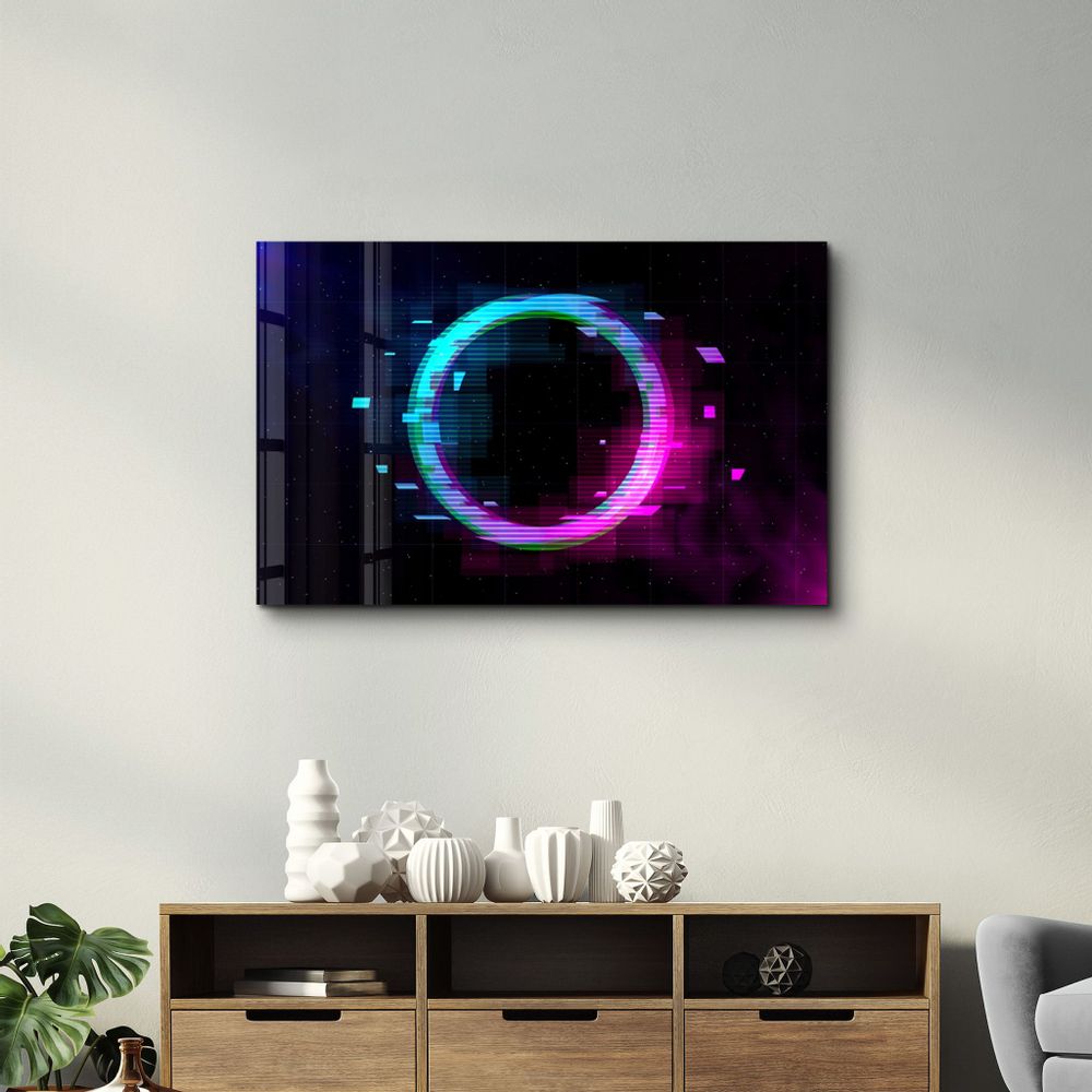 Other wall decoration - Circle In the Space | Glass Wall Art - ARTDESIGNA