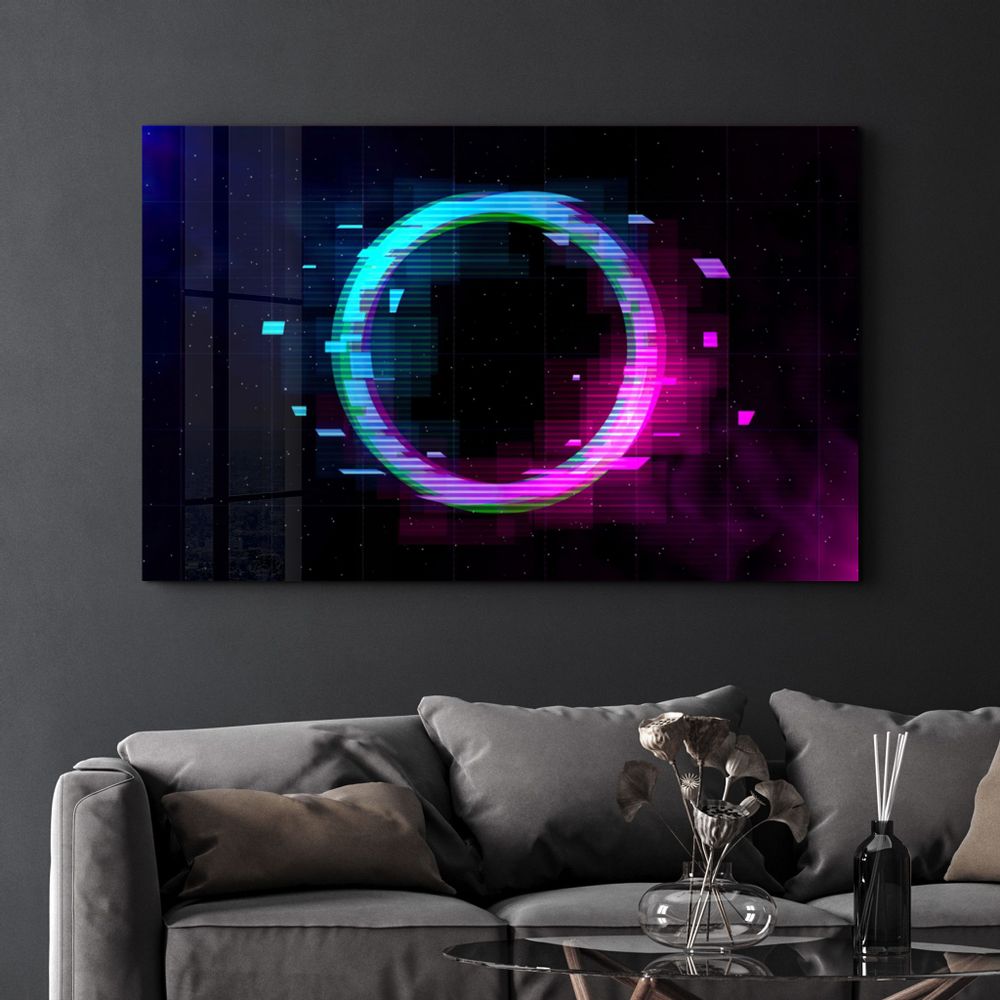 Other wall decoration - Circle In the Space | Glass Wall Art - ARTDESIGNA