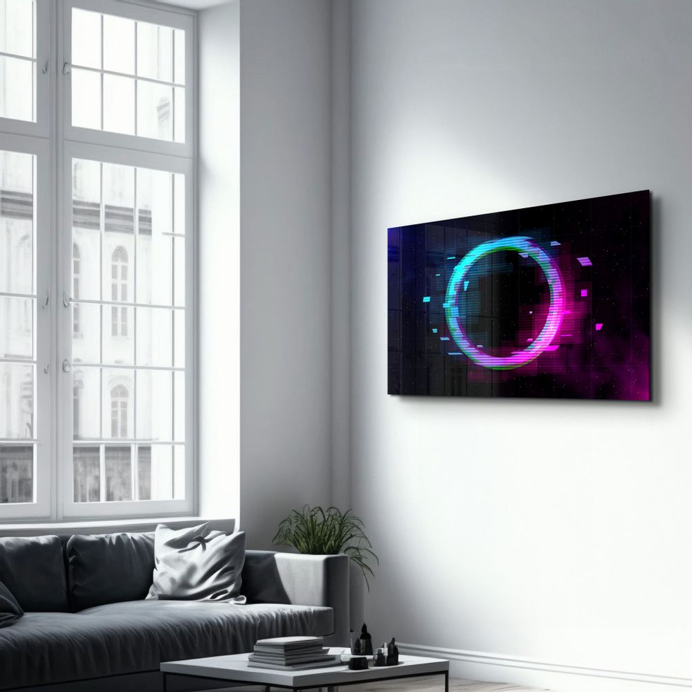 Other wall decoration - Circle In the Space | Glass Wall Art - ARTDESIGNA