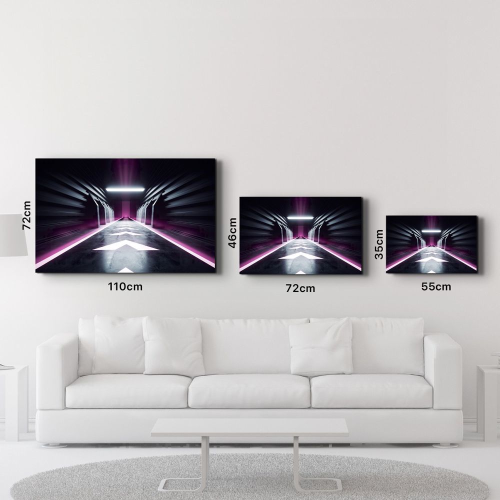 Autres décorations murales - Mystic Purple Gate | Glass Wall Art - ARTDESIGNA