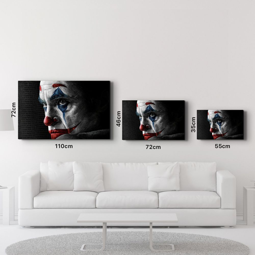 Autres décorations murales - Joker Face | Glass Wall Art - ARTDESIGNA