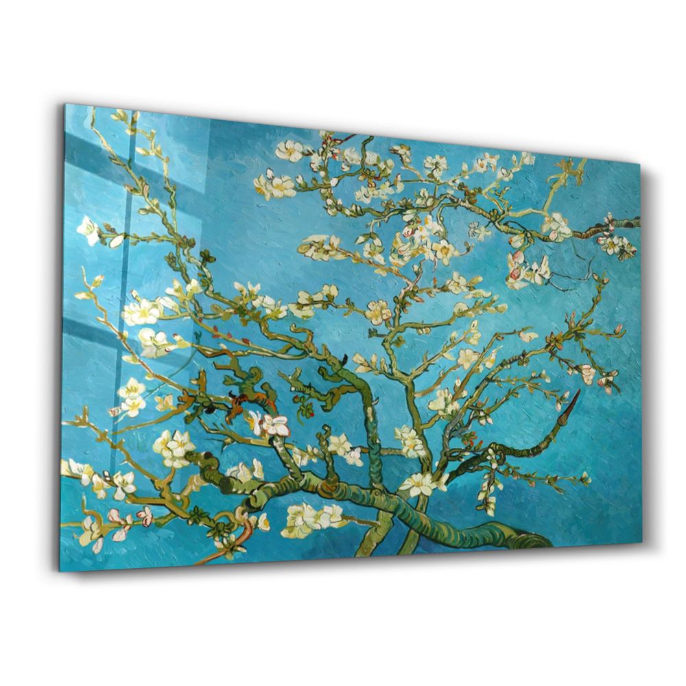 Autres décorations murales - Abstract Flowers 5 | Glass Wall Art - ARTDESIGNA