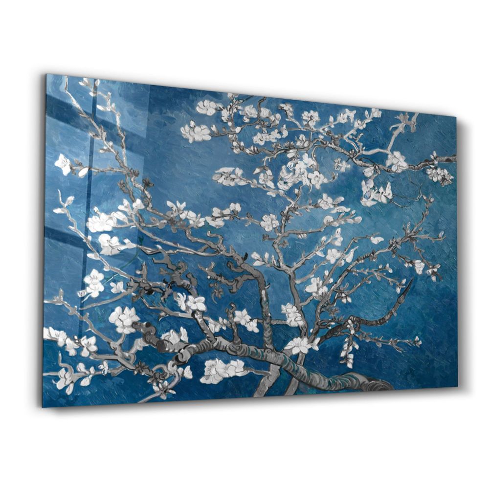 Other wall decoration - Abstract Flowers V3 | Glass Wall Art - ARTDESIGNA