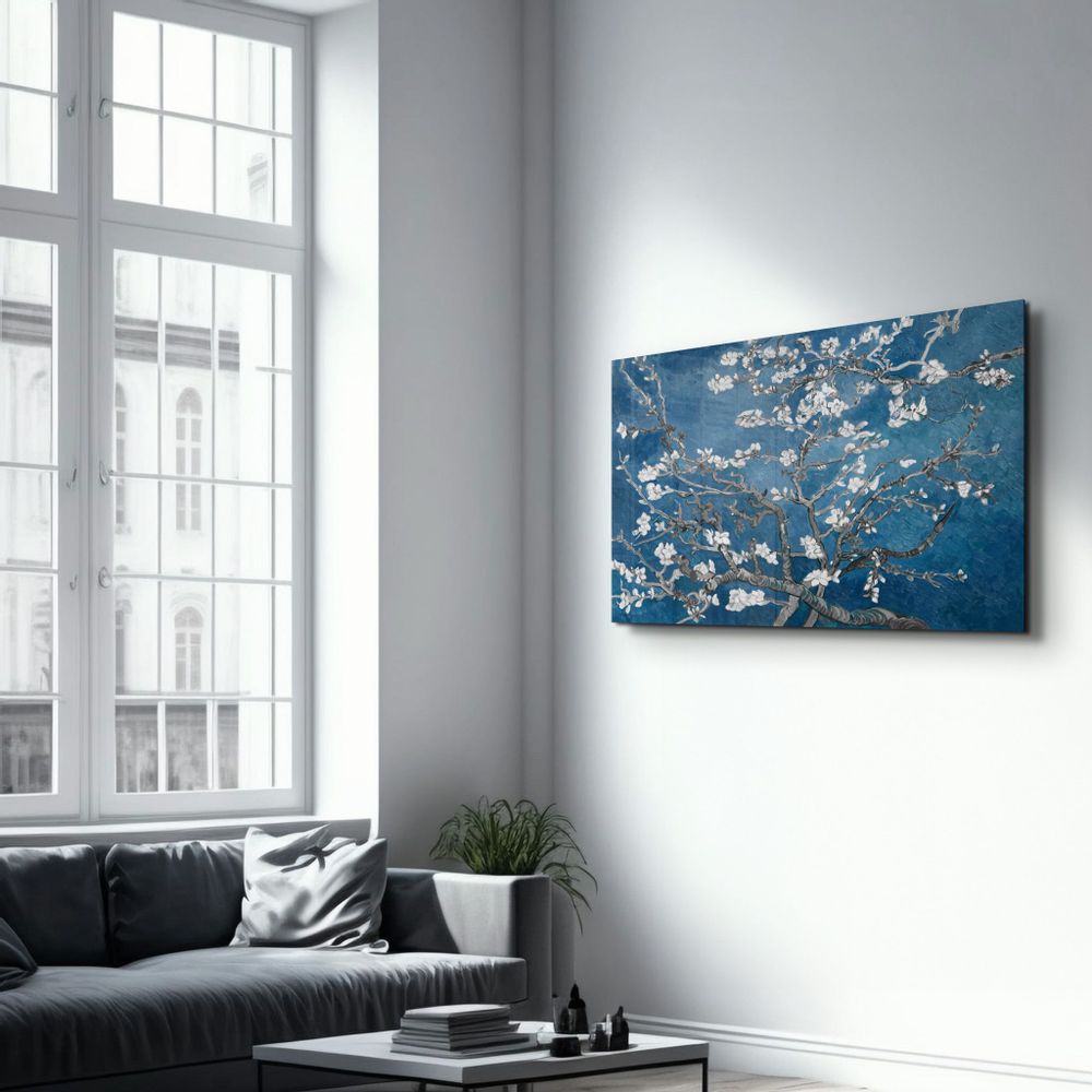 Other wall decoration - Abstract Flowers V3 | Glass Wall Art - ARTDESIGNA