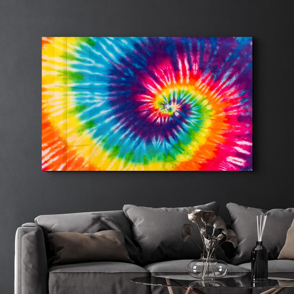 Other wall decoration - Abstract Colorful Pattern | Glass Wall Art - ARTDESIGNA