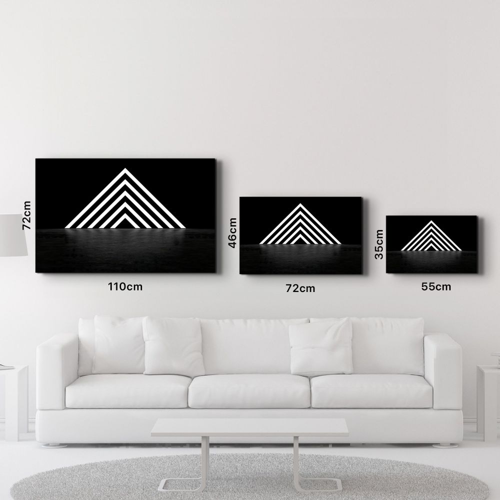 Autres décorations murales - Mystic Triangle Gate | Glass Wall Art - ARTDESIGNA