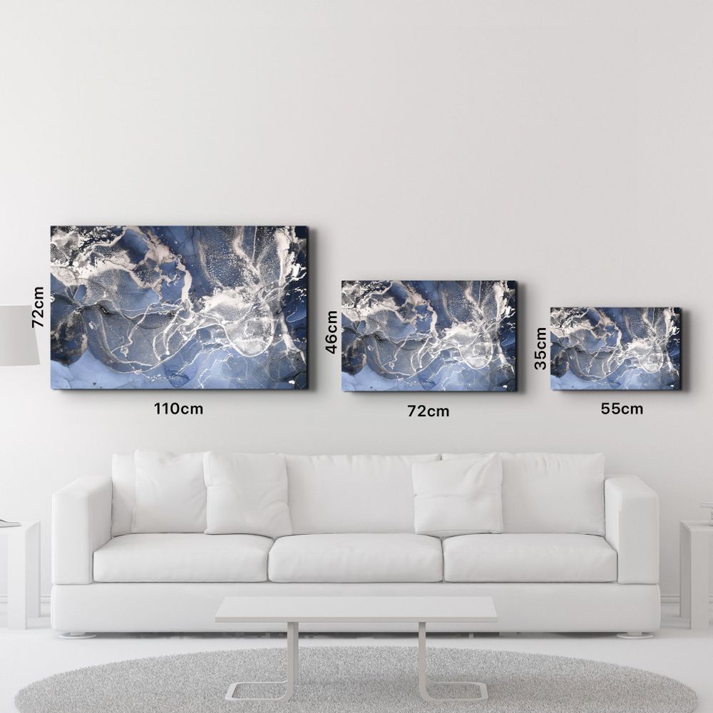 Other wall decoration - Marble Wave Pattern | Glass Wall Art - ARTDESIGNA