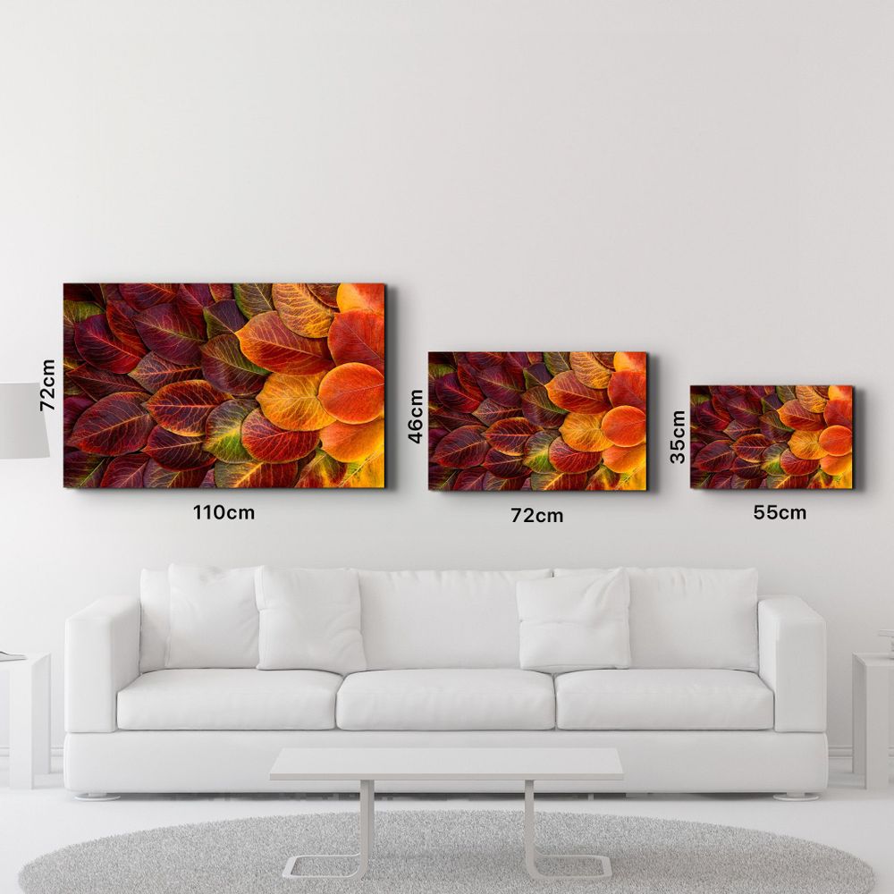 Autres décorations murales - Leaves 2 | Glass Wall Art - ARTDESIGNA