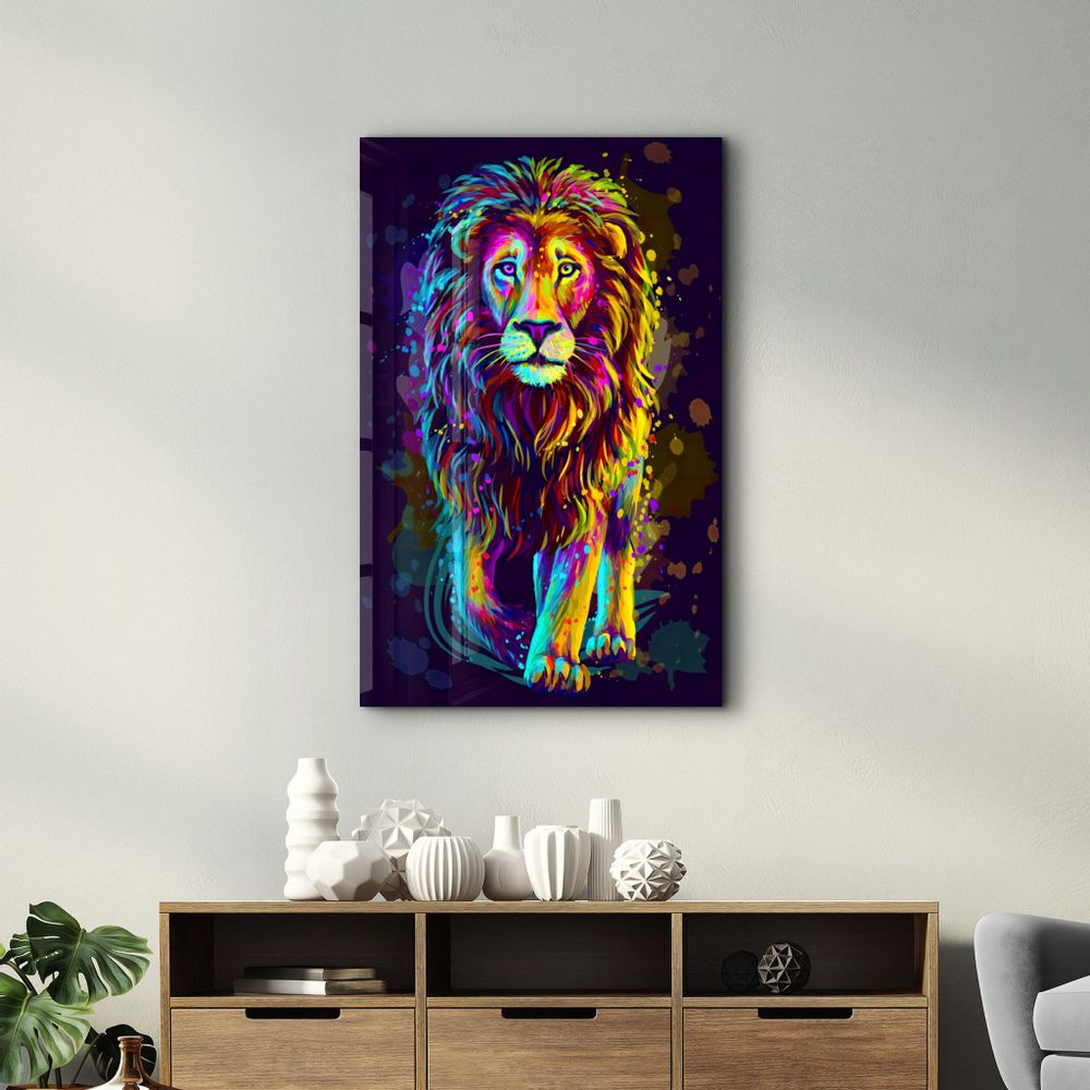 Other wall decoration - The King | Glass Wall Art - ARTDESIGNA