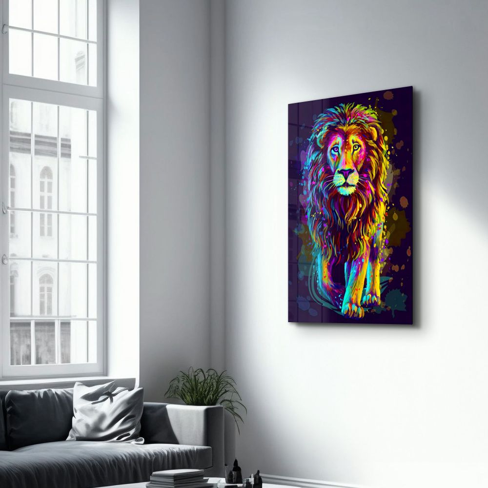 Other wall decoration - The King | Glass Wall Art - ARTDESIGNA