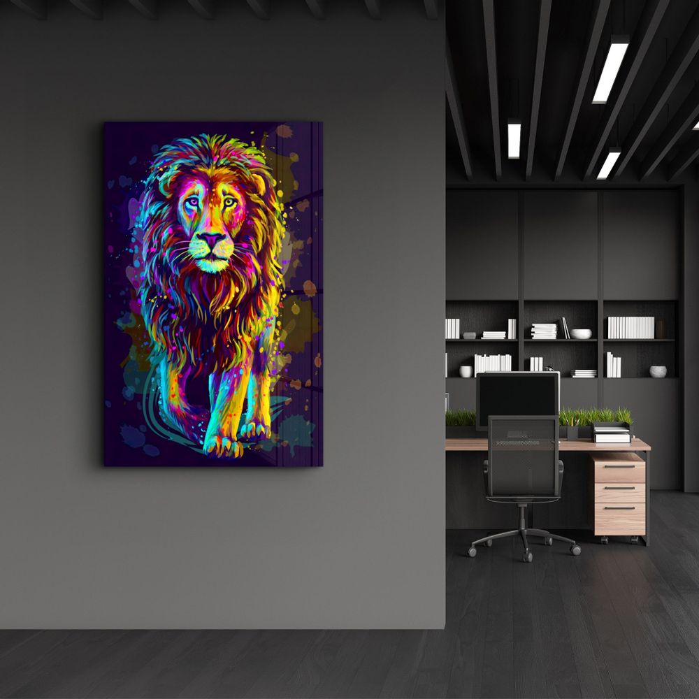 Other wall decoration - The King | Glass Wall Art - ARTDESIGNA