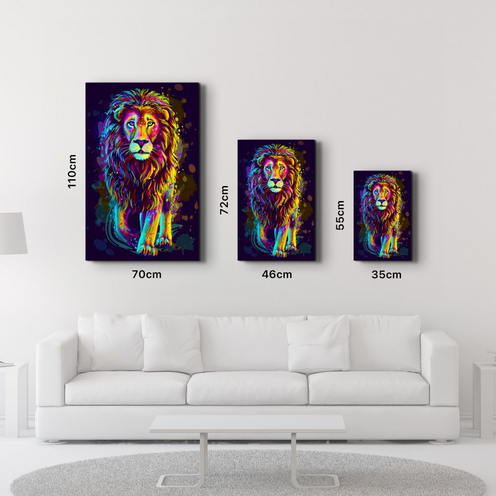 Other wall decoration - The King | Glass Wall Art - ARTDESIGNA