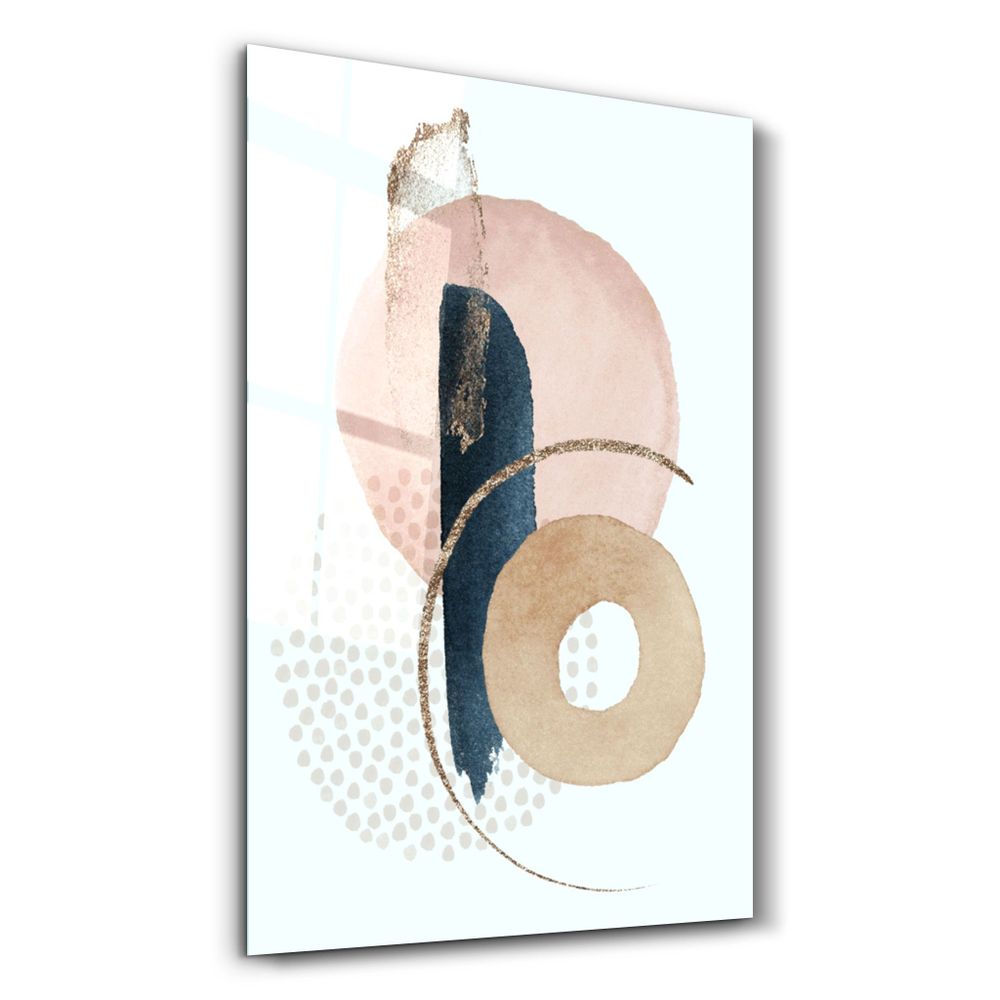 Autres décorations murales - Abstract Shapes V6 2 | Glass Wall Art - ARTDESIGNA