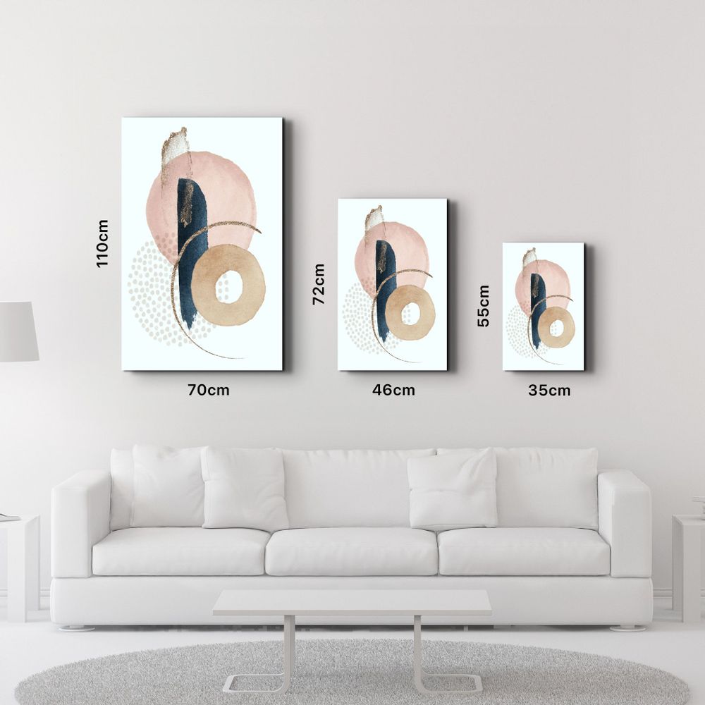 Autres décorations murales - Abstract Shapes V6 2 | Glass Wall Art - ARTDESIGNA