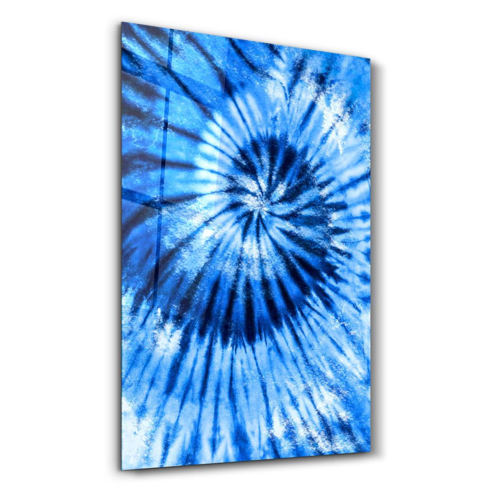 Other wall decoration - Blue Feather 3 | Glass Wall Art - ARTDESIGNA