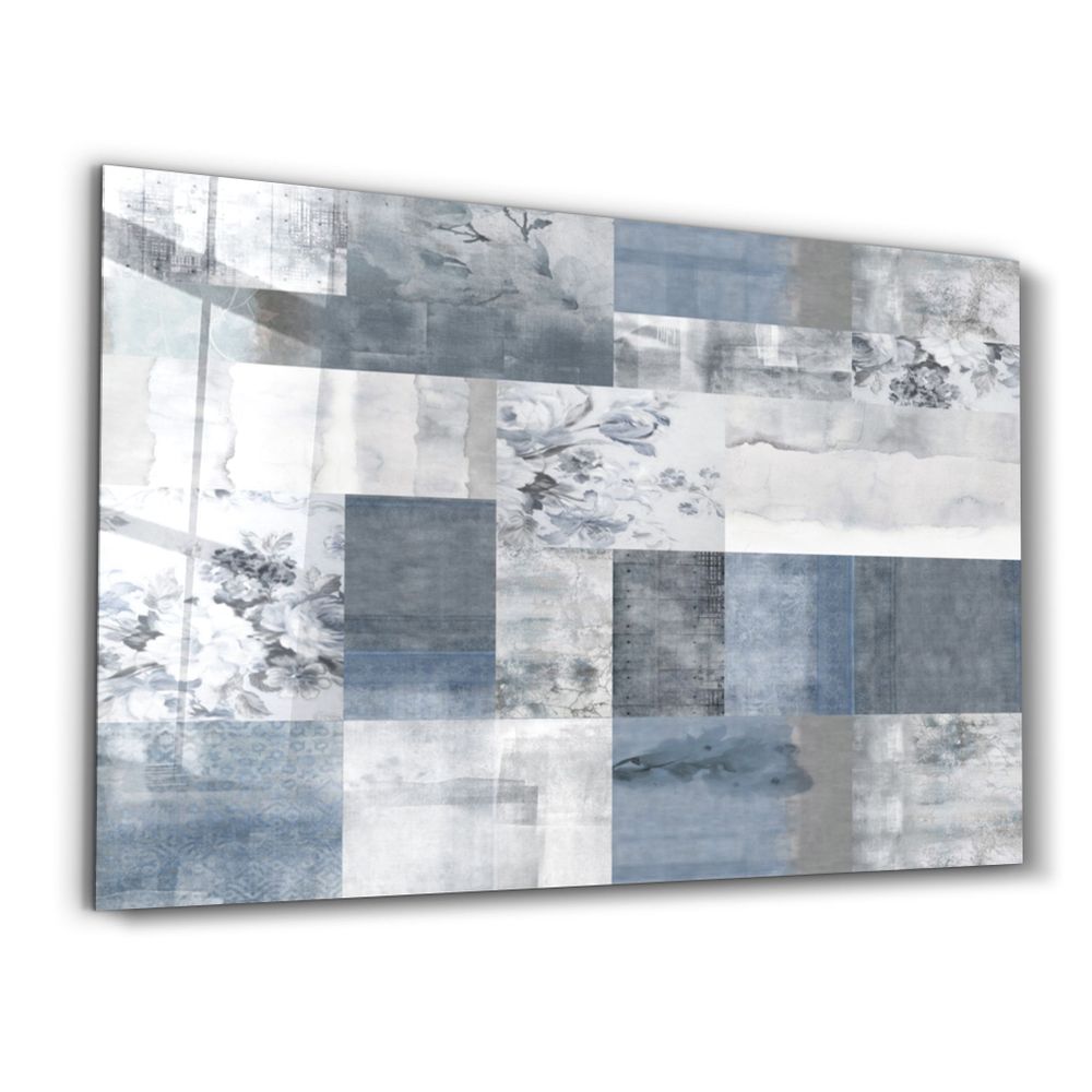 Autres décorations murales - Abstract Black and White Patterns | Glass Wall Art - ARTDESIGNA