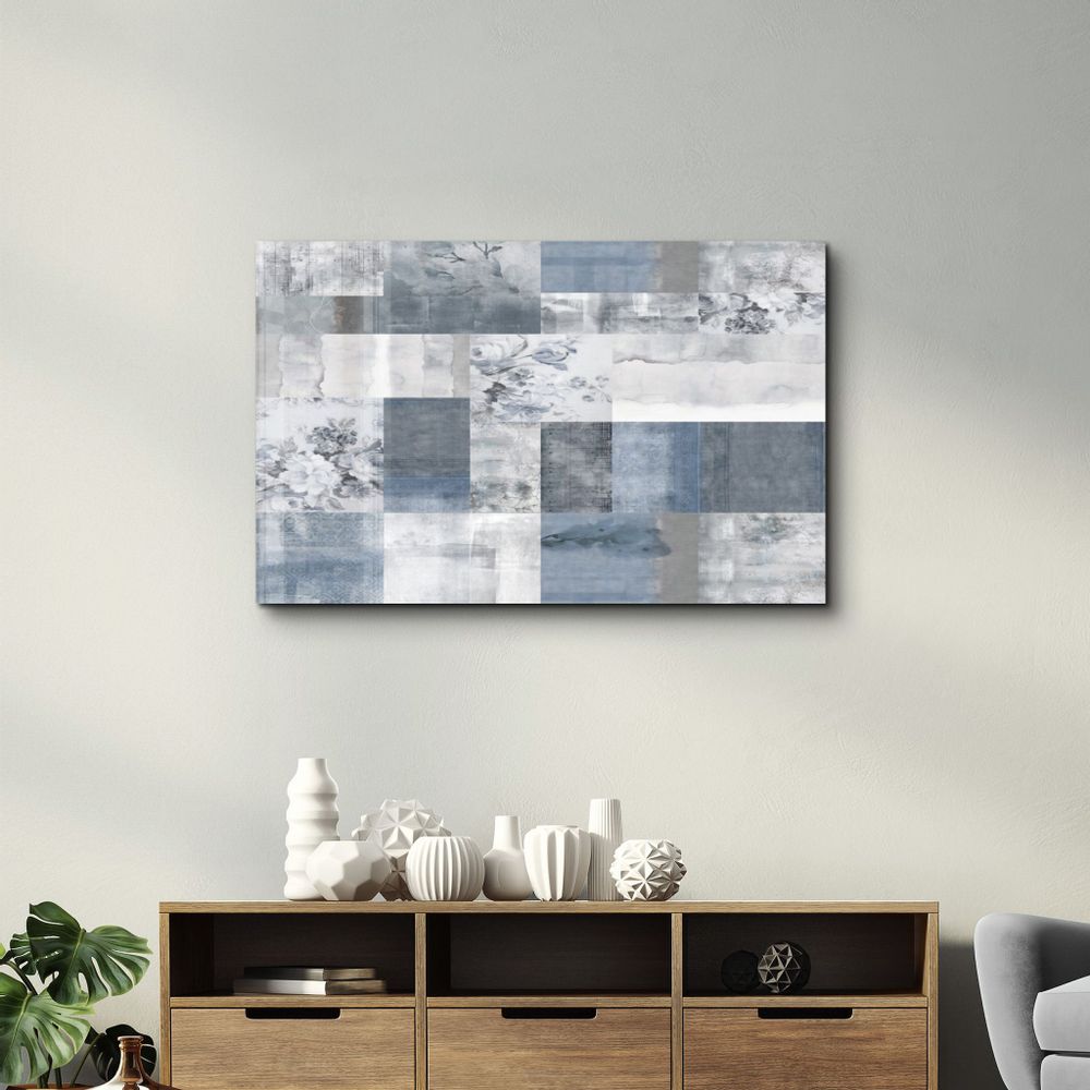 Autres décorations murales - Abstract Black and White Patterns | Glass Wall Art - ARTDESIGNA