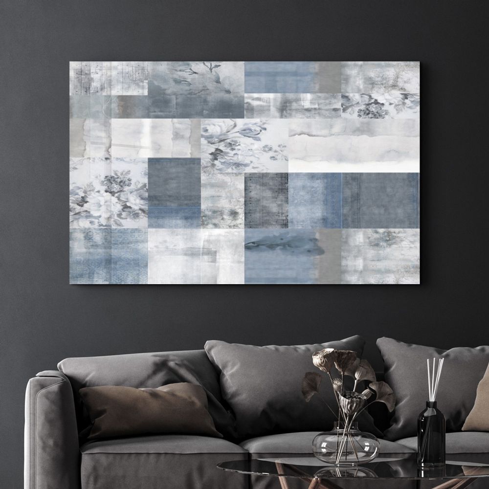 Autres décorations murales - Abstract Black and White Patterns | Glass Wall Art - ARTDESIGNA