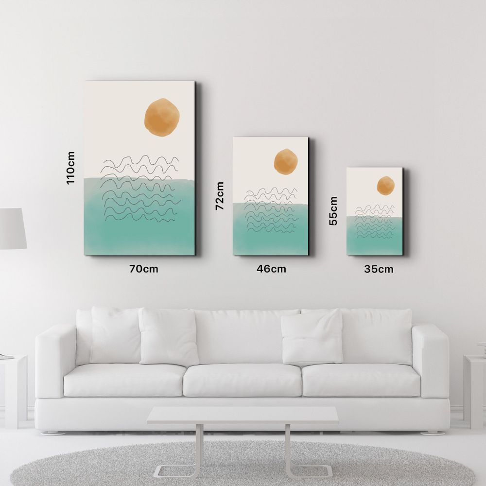 Other wall decoration - Abstract Shapes V14 | Glass Wall Art - ARTDESIGNA