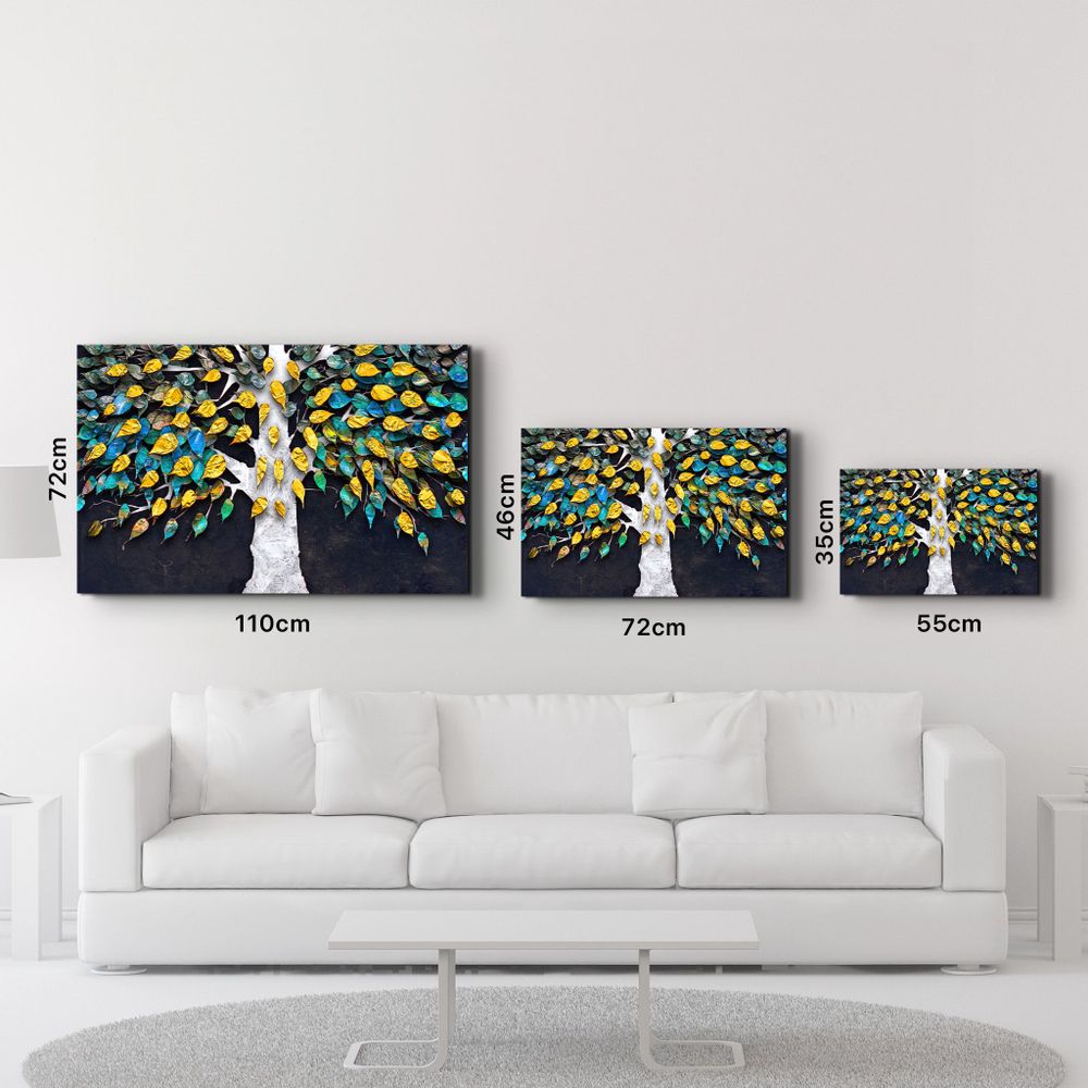 Autres décorations murales - Abstract Leaves 5 | Glass Wall Art - ARTDESIGNA