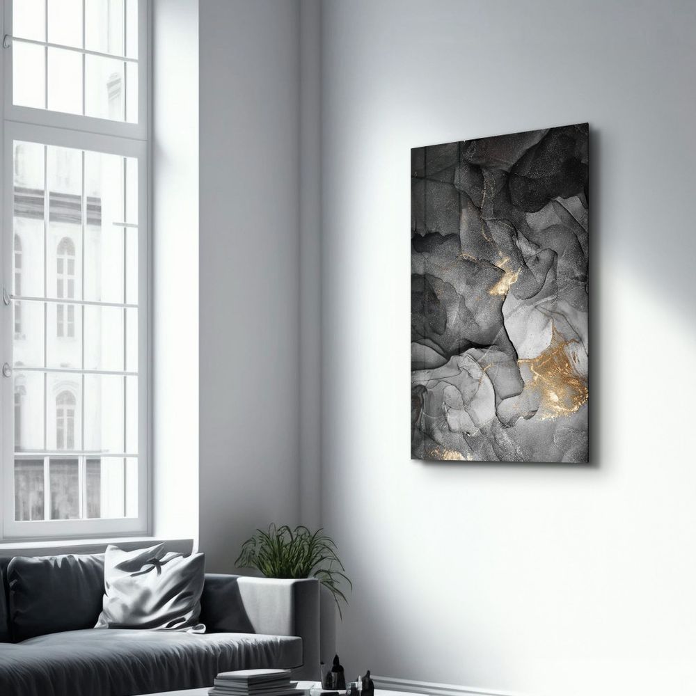 Autres décorations murales - Wave Pattern | Glass Wall Art - ARTDESIGNA