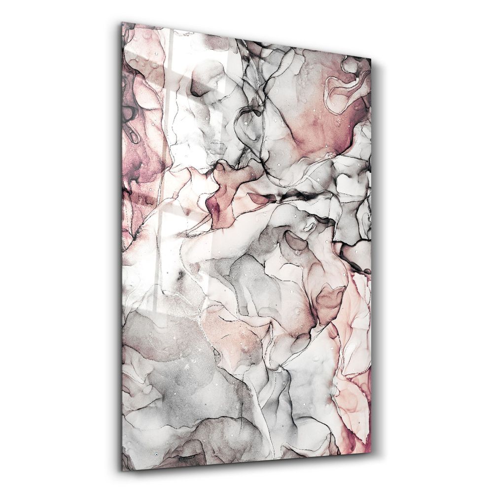 Autres décorations murales - Pink Pattern | Glass Wall Art - ARTDESIGNA