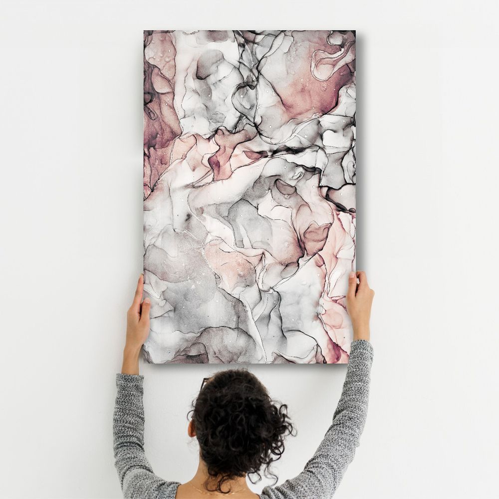 Autres décorations murales - Pink Pattern | Glass Wall Art - ARTDESIGNA