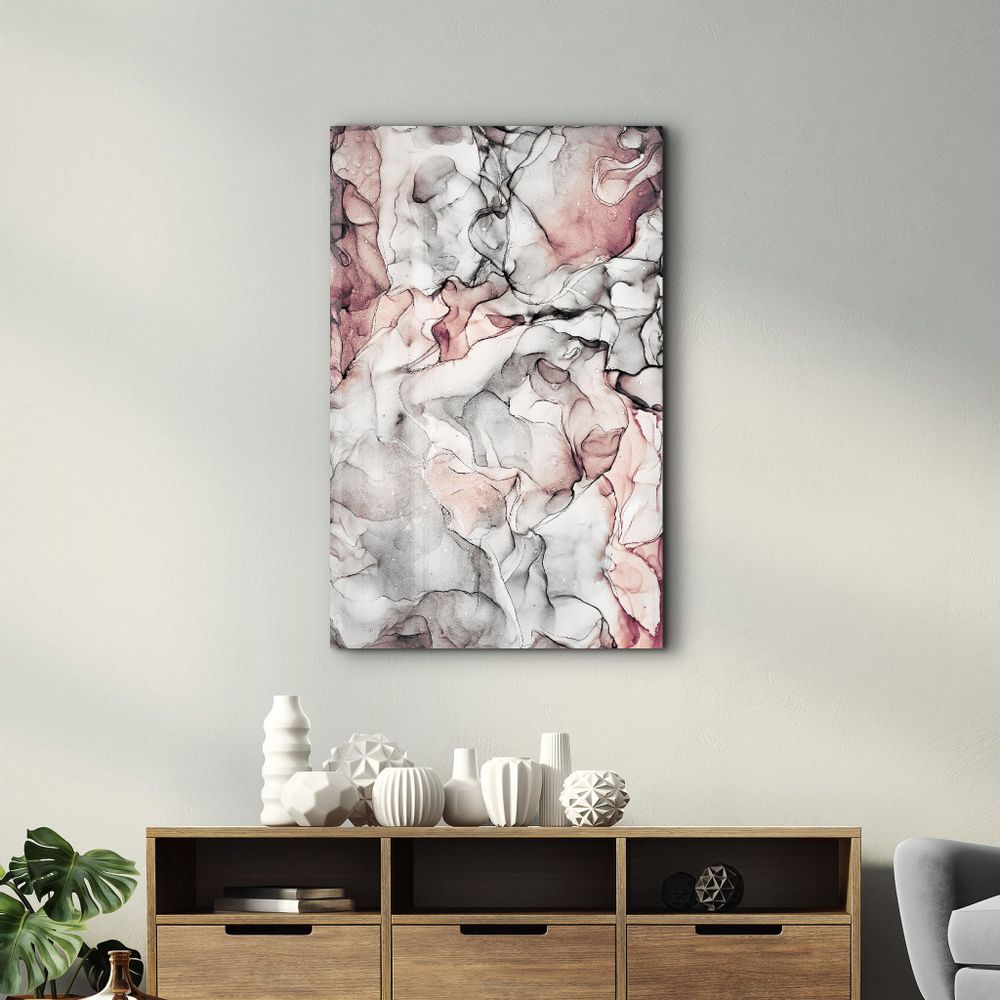 Autres décorations murales - Pink Pattern | Glass Wall Art - ARTDESIGNA