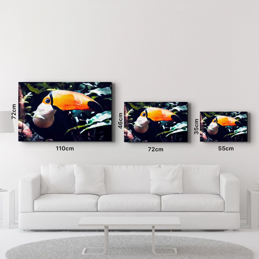 Other wall decoration - Pelican in Nature | Glass Wall Art - ARTDESIGNA
