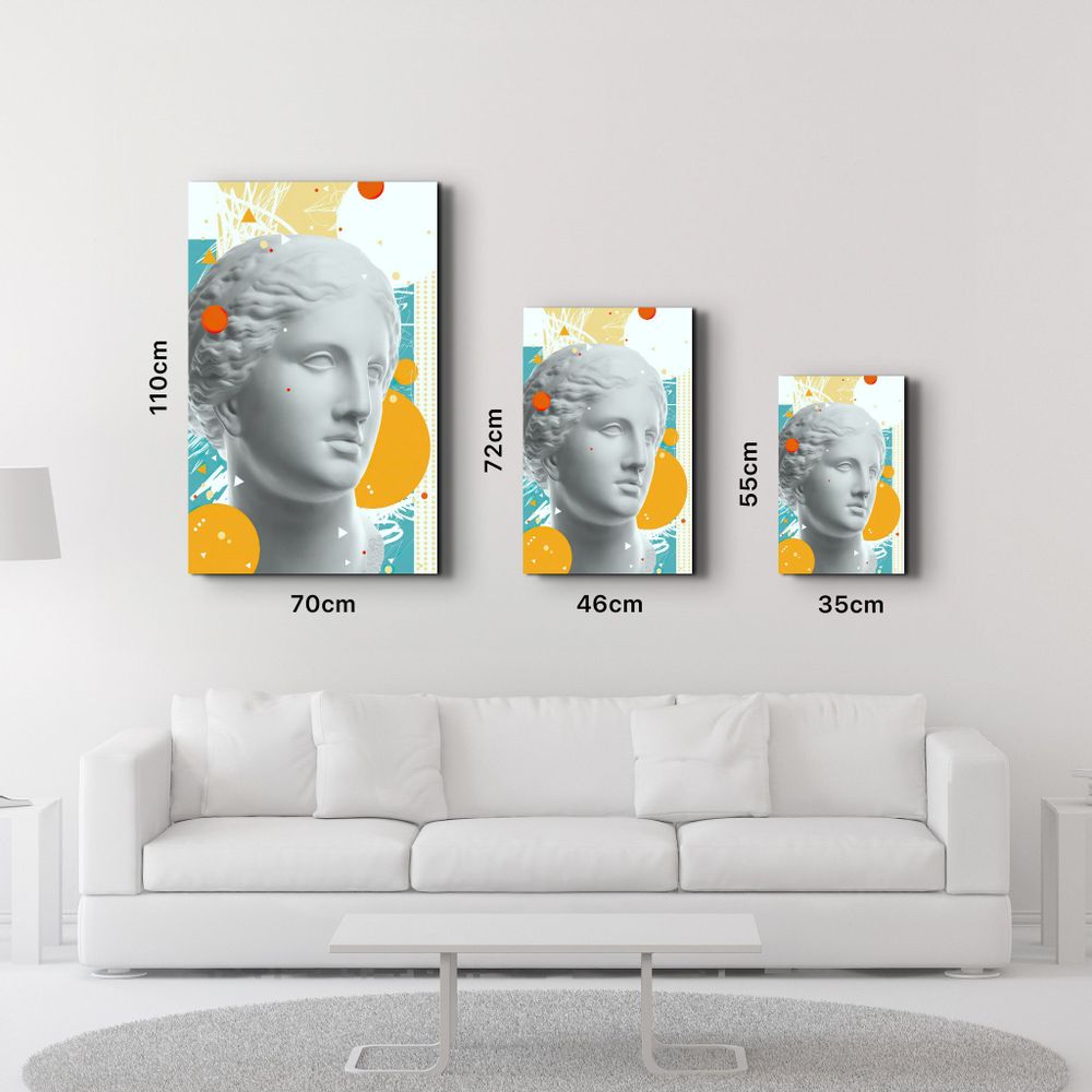 Autres décorations murales - Abstract Venus Statue | Glass Wall Art - ARTDESIGNA