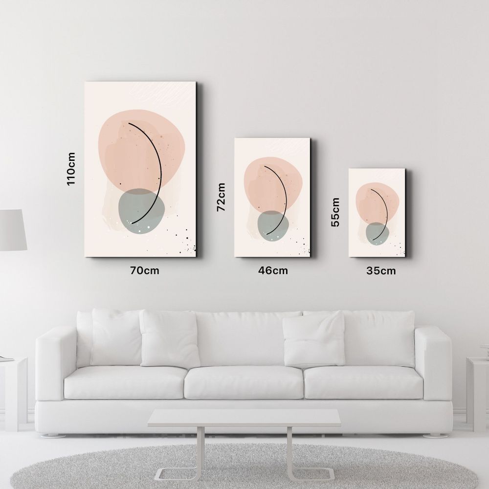 Autres décorations murales - Abstract Shapes and Line V1 | Glass Wall Art - ARTDESIGNA