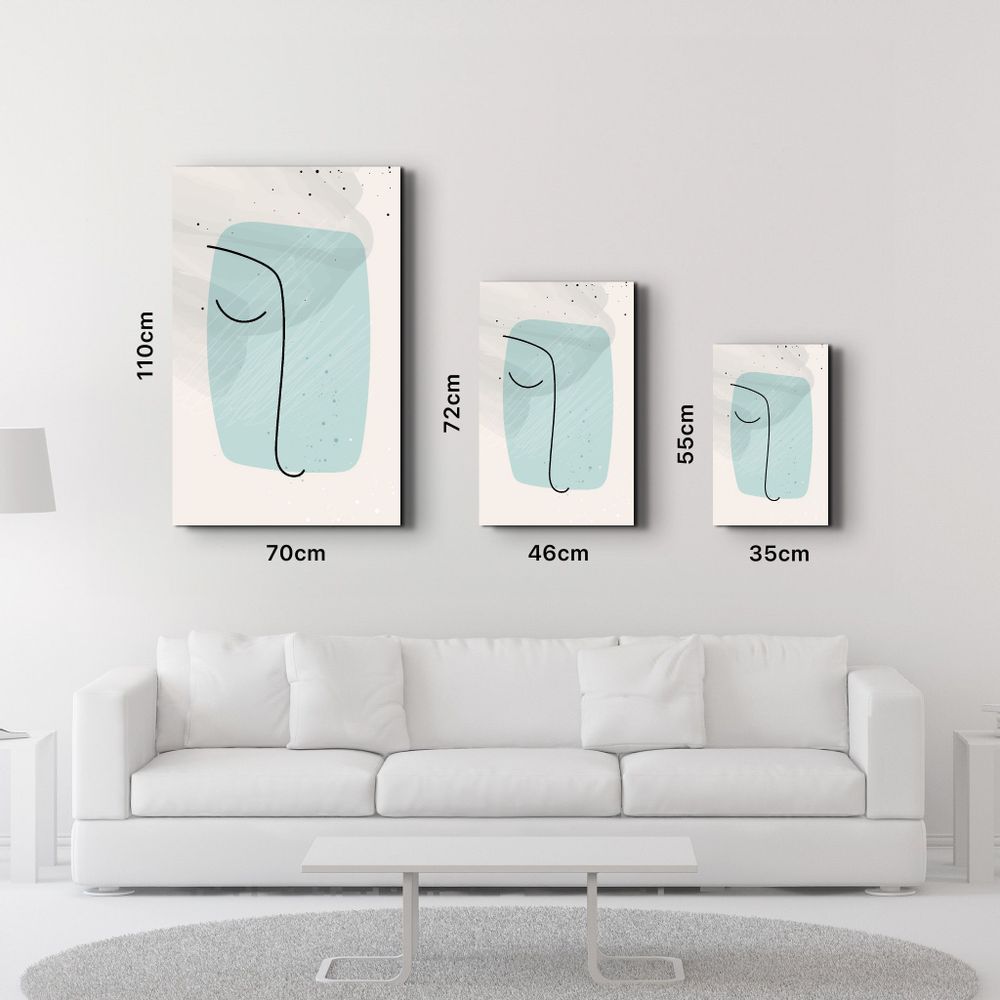 Other wall decoration - Abstract Shapes and Line V2 | Glass Wall Art - ARTDESIGNA