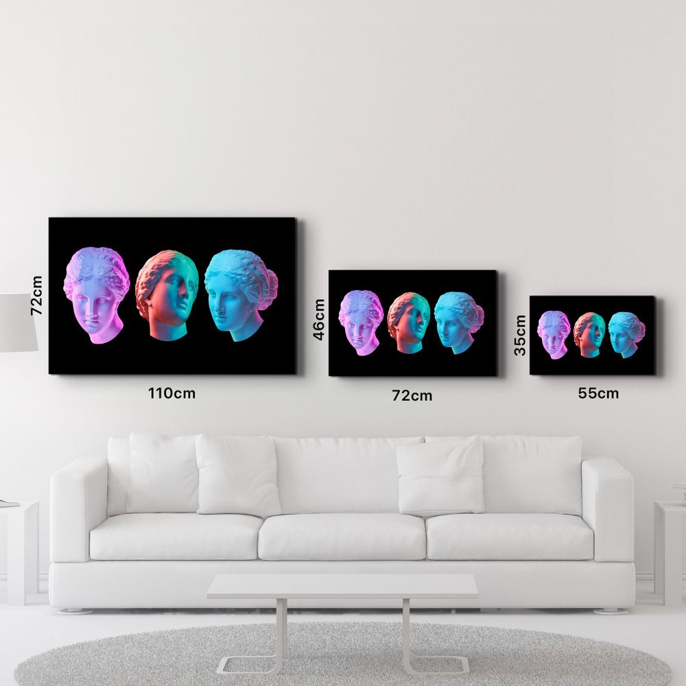 Other wall decoration - Abstract Colorful Venus Statue | Glass Wall Art - ARTDESIGNA