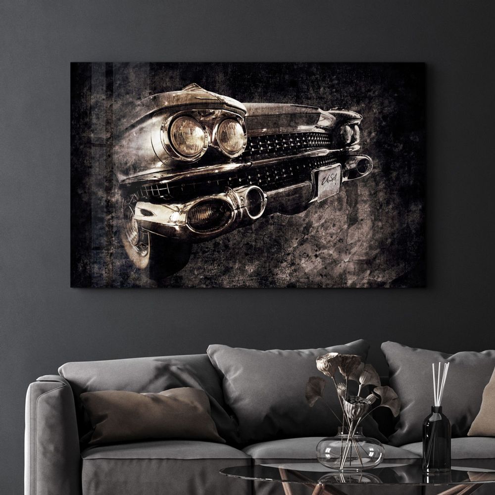 Other wall decoration - Face Of The Classic | Glass Wall Art - ARTDESIGNA