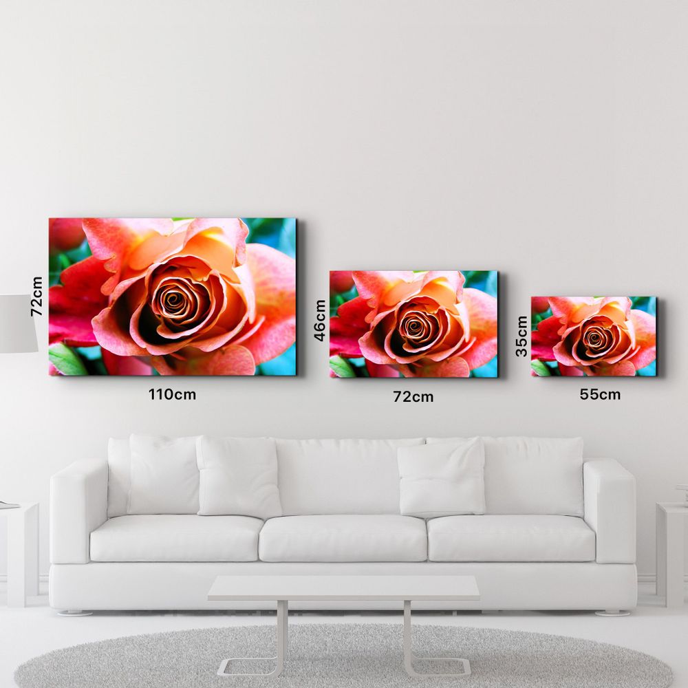 Other wall decoration - Floribunda Rose | Glass Wall Art - ARTDESIGNA