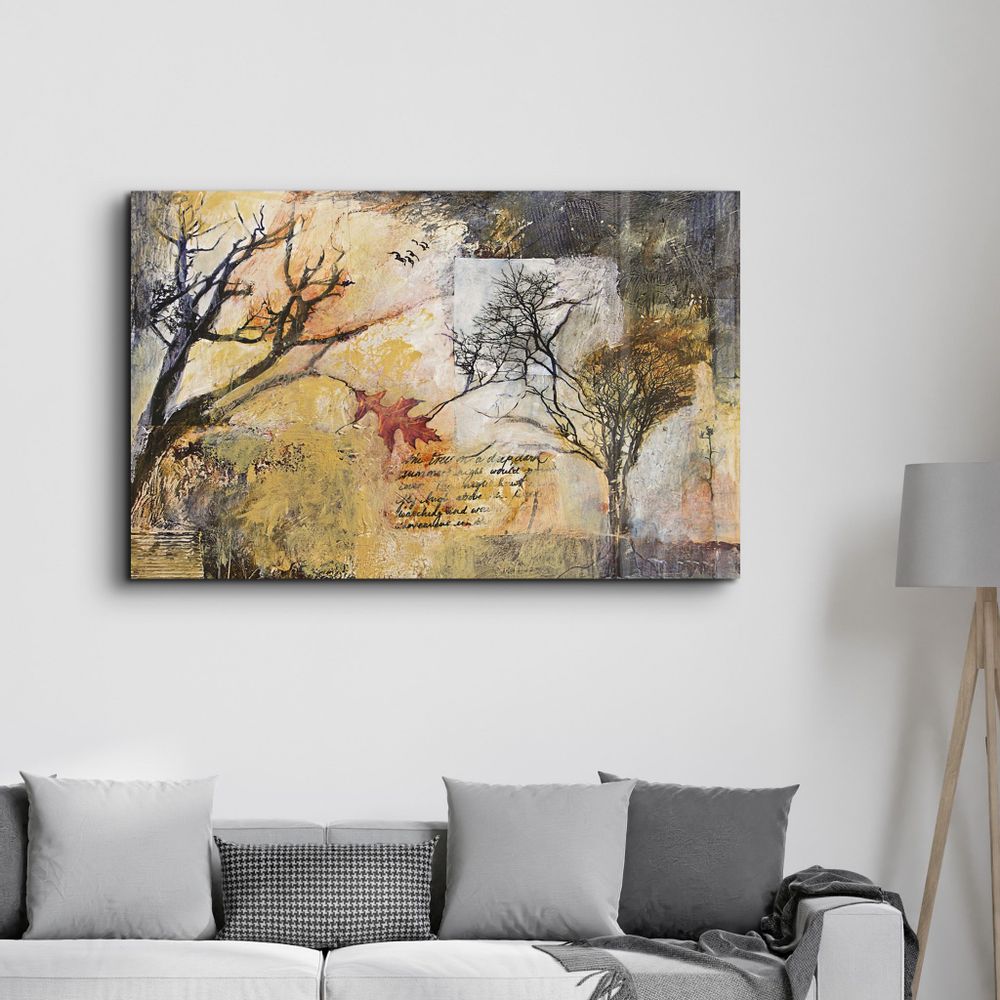 Other wall decoration - A Note Between Trees | Glass Wall Art - ARTDESIGNA
