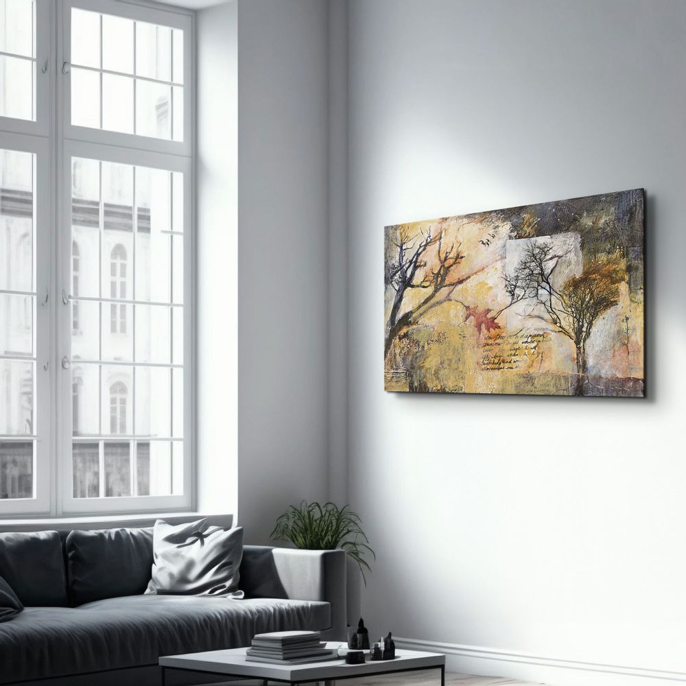 Other wall decoration - A Note Between Trees | Glass Wall Art - ARTDESIGNA