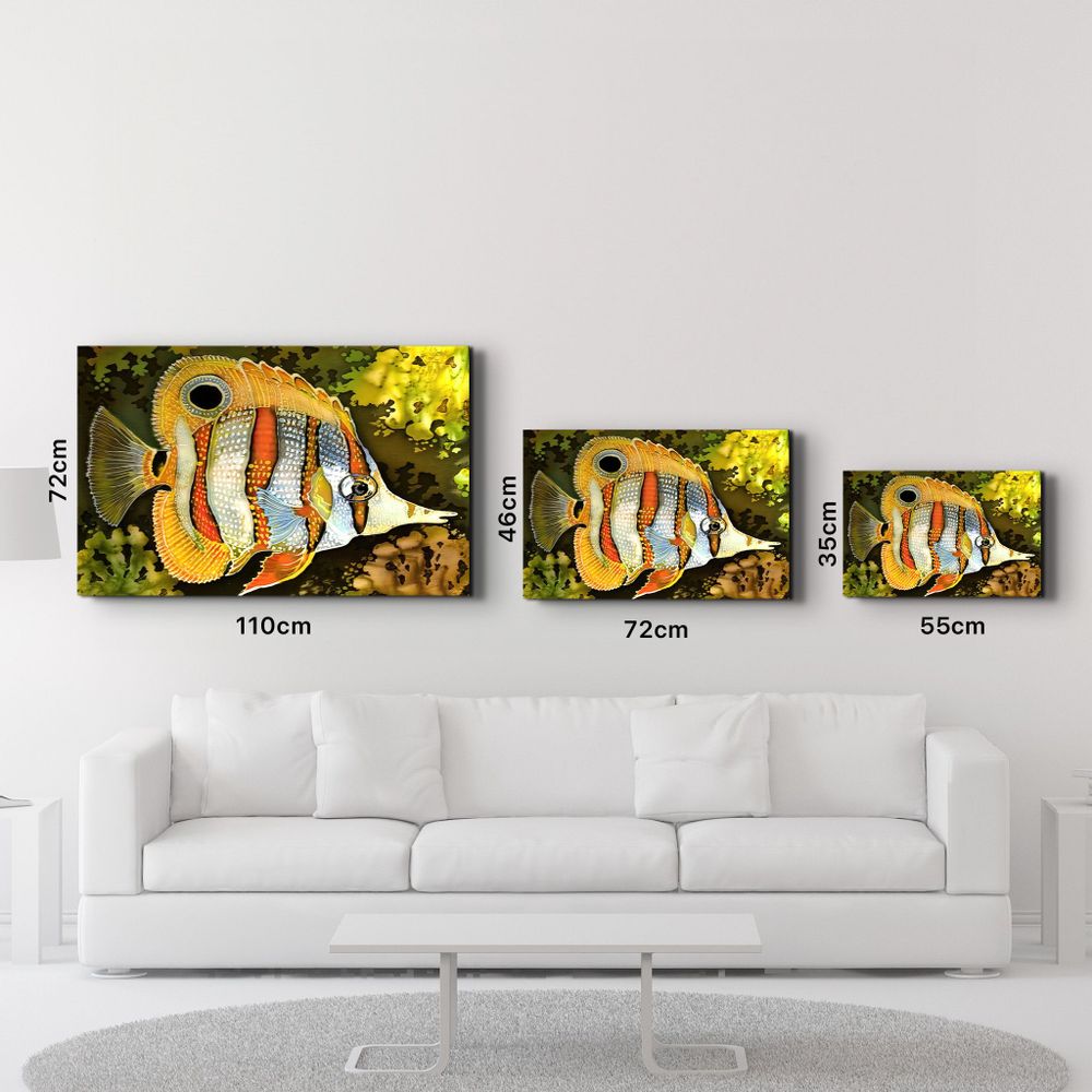 Other wall decoration - Batik Fish | Glass Wall Art - ARTDESIGNA