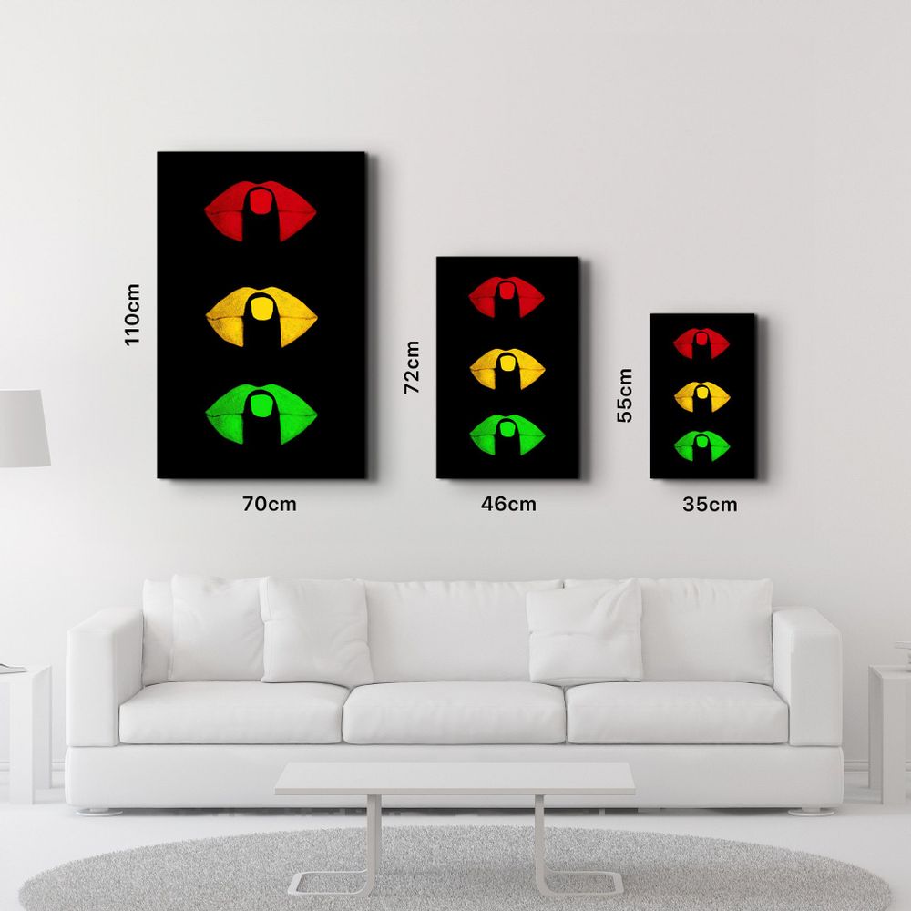 Other wall decoration - Shush In Colors | Glass Wall Art - ARTDESIGNA