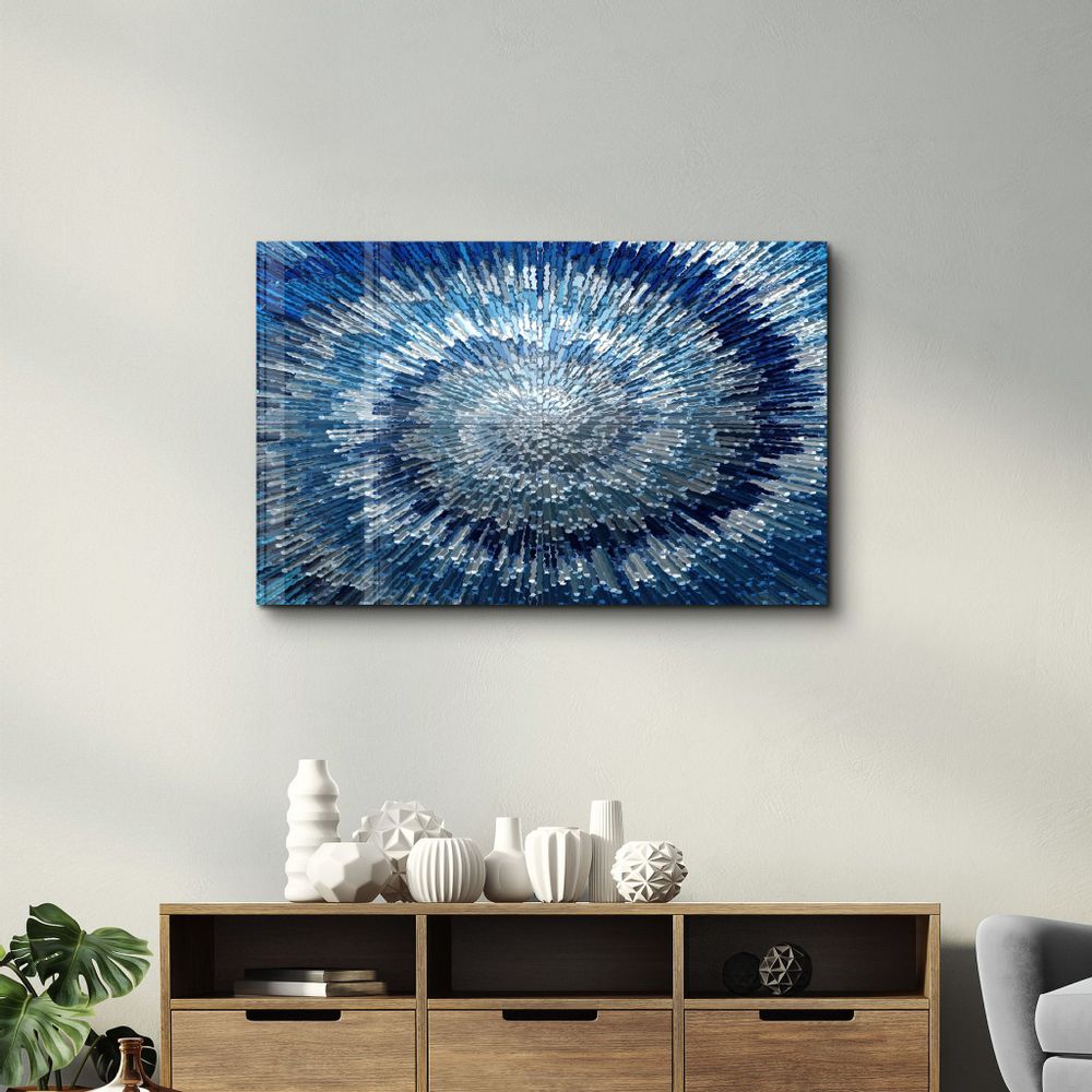 Other wall decoration - Shades Of Blue | Glass Wall Art - ARTDESIGNA