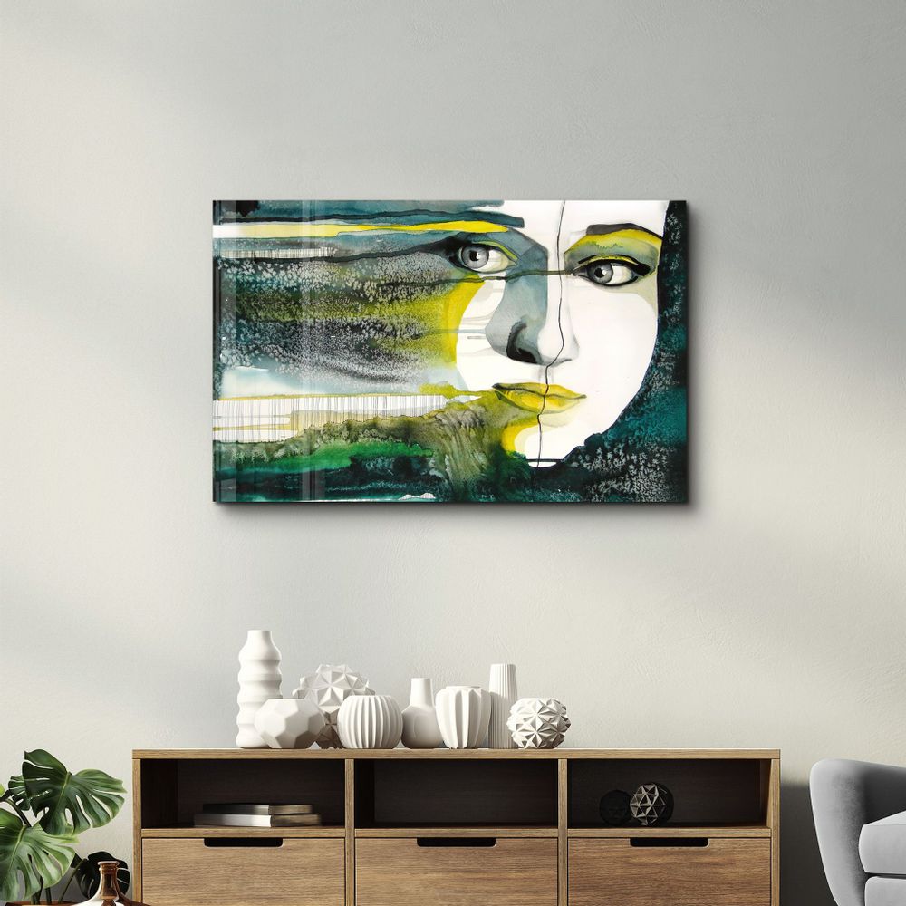 Autres décorations murales - Watching Thoughts | Glass Wall Art - ARTDESIGNA