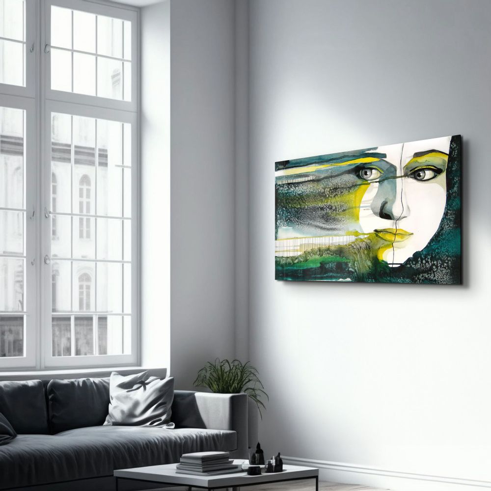 Autres décorations murales - Watching Thoughts | Glass Wall Art - ARTDESIGNA