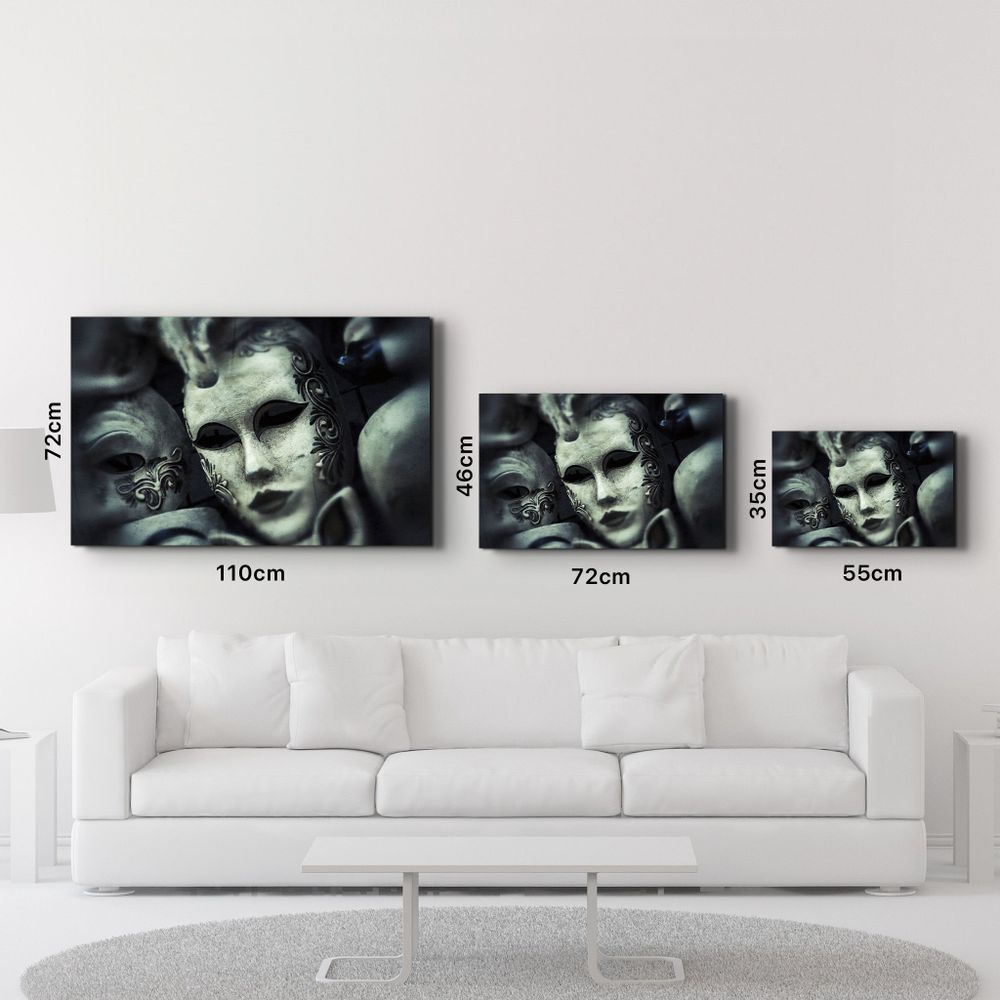 Autres décorations murales - Masquerade Ball | Glass Wall Art - ARTDESIGNA
