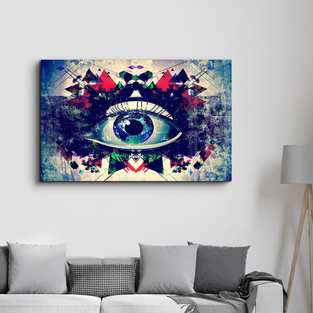 Autres décorations murales - Modern Eye | Glass Wall Art - ARTDESIGNA