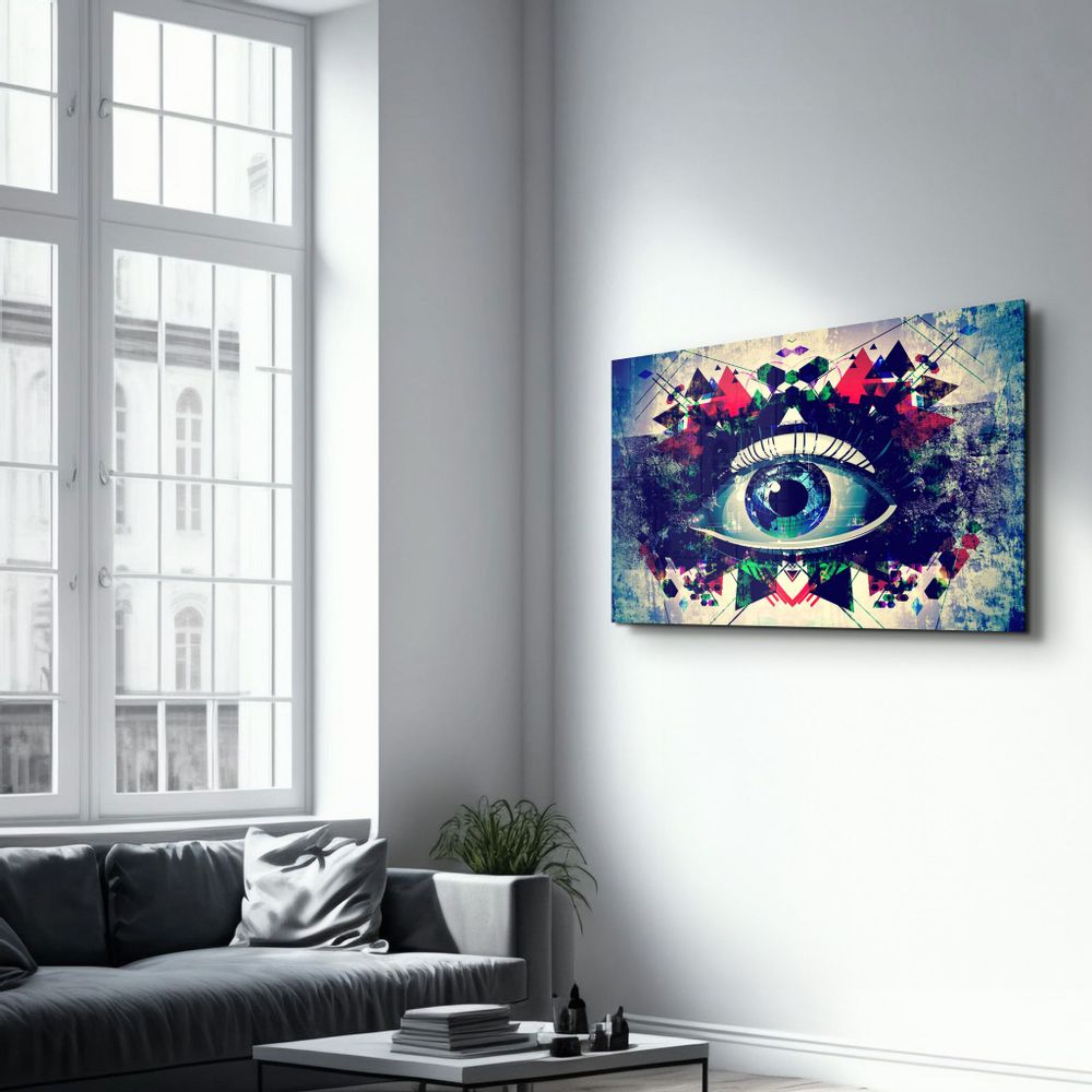 Autres décorations murales - Modern Eye | Glass Wall Art - ARTDESIGNA